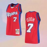 Men's Los Angeles Clippers Lamar Odom NO 7 Mitchell & Ness 2000-01 Red Jersey