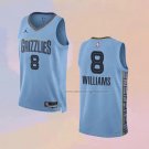 Men's Memphis Grizzlies Ziaire Williams NO 8 Statement 2022-23 Blue Jersey