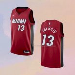 Men's Miami Heat Bam Adebayo NO 13 Statement Red Jersey