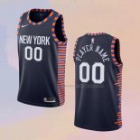 Men's New York Knicks Customize City Edition 2019-20 Blue Jersey