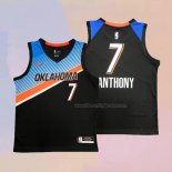 Men's Oklahoma City Thunder Carmelo Anthony NO 7 City 2020-21 Black Jersey