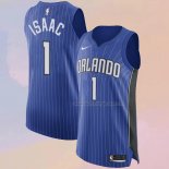 Men's Orlando Magic Jonathan Isaac NO 1 Icon Authentic Blue Jersey