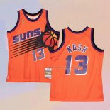 Men's Phoenix Suns Steve Nash NO 13 Mitchell & Ness 1996-97 Orange Jersey