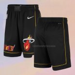 Miami Heat City 2021-22 Black Shorts