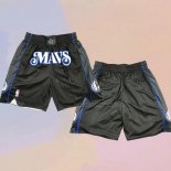 Dallas Mavericks City Just Don 2023-24 Black Shorts