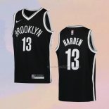 Kid's Brooklyn Nets James Harden NO 13 Icon Black Jersey