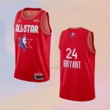 Men's All Star 2020 Los Angeles Lakers Kobe Bryant NO 24 Red Jersey