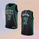 Men's Boston Celtics Jaylen Brown NO 7 Statement 2020-21 Black Jersey