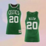 Men's Boston Celtics Ray Allen NO 20 Mitchell & Ness 1996-97 Green Jersey
