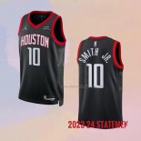 Men's Houston Rockets Jabari Smith JR NO 10 Statement 2023-24 Black Jersey