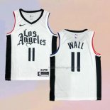 Men's Los Angeles Clippers John Wall NO 11 City 2019-20 White Jersey