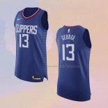 Men's Los Angeles Clippers Paul George NO 13 Icon 2020-21 Authentic Blue Jersey