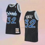 Men's Orlando Magic Shaquille O'neal NO 32 Mitchell & Ness 1994-95 Black Jersey