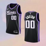 Men's Sacramento Kings Customize Icon 2023-24 Black Jersey