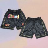 Miami Heat City Just Don 2021-22 Black Shorts