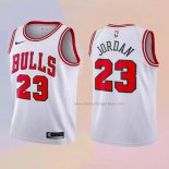 Kid's Chicago Bulls Michael Jordan NO 23 2017-18 White Jersey