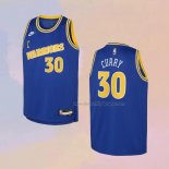 Kid's Golden State Warriors Stephen Curry NO 30 Classic 2022-23 Blue Jersey