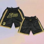 Los Angeles Lakers Kobe Bryant Black Shorts