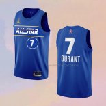 Men's All Star 2021 Brooklyn Nets Kevin Durant NO 7 Blue Jersey