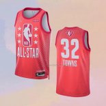 Men's All Star 2022 Minnesota Timberwolves Karl-Anthony Towns NO 32 Maroon Jersey