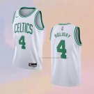 Men's Boston Celtics Jrue Holiday NO 4 Association 2022-23 White Jersey