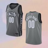Men's Brooklyn Nets Customize Statement 2019-20 Gray Jersey