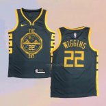 Men's Golden State Warriors Andrew Wiggins NO 22 City 2018-19 Blue Jersey