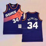 Men's Phoenix Suns Charles Barkley NO 34 Mitchell & Ness 1992-93 Purple Jersey