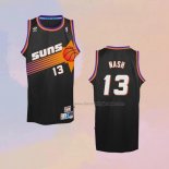Men's Phoenix Suns Steve Nash NO 13 Throwback Black Jersey