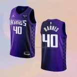 Men's Sacramento Kings Harrison Barnes NO 40 Statement 2023-24 Purple Jersey