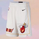 Miami Heat City 2022-23 White Shorts