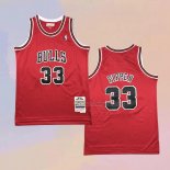 Kid's Chicago Bulls Scottie Pippen NO 33 Mitchell & Ness 1997-98 Red Jersey