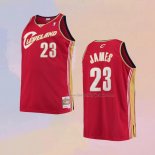 Kid's Cleveland Cavaliers LeBron James NO 23 Mitchell & Ness 2003-04 Red Jersey