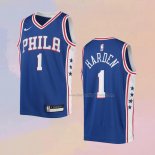 Kid's Philadelphia 76ers James Harden NO 1 Icon Blue Jersey