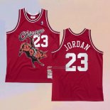 Men's Chicago Bulls Michael Jordan NO 23 Juic Wrld x Br Red Jersey
