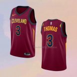 Men's Cleveland Cavaliers Isaiah Thomas NO 3 Icon Red Jersey