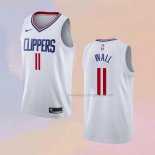 Men's Los Angeles Clippers John Wall NO 11 Association 2020-21 White Jersey