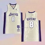 Men's Los Angeles Lakers Kobe Bryant NO 8 Hardwood Classics Hall of Fame 2020 Gold Jersey
