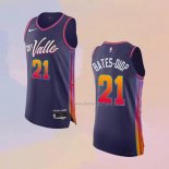 Men's Phoenix Suns Keita Bates-Diop NO 21 City Authentic 2023-24 Purple Jersey