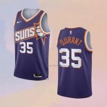 Men's Phoenix Suns Kevin Durant NO 35 Icon 2023-24 Purple Jersey