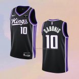 Men's Sacramento Kings Domantas Sabonis NO 10 Icon 2023-24 Black Jersey