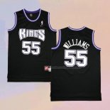 Men's Sacramento Kings Jason Williams NO 55 Throwback Black Jersey