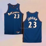Men's Washington Wizards Michael Jordan NO 23 Throwback Blue Jersey