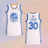 Women's Golden State Warriors Stephen Curry NO 30 Icon White Jersey