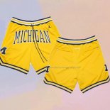 Air Jordan Just Don NCAA Michigan Yellow Shorts