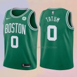 Kid's Boston Celtics Jayson Tatum NO 0 2017-18 Green Jersey