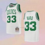 Kid's Boston Celtics Larry Bird NO 33 Mitchell & Ness 1985-86 White Jersey