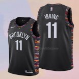 Kid's Brooklyn Nets Kyrie Irving NO 11 City 2019-20 Black Jersey
