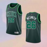 Men's Boston Celtics Aaron Nesmith NO 26 Earned 2020-21 Green Jersey