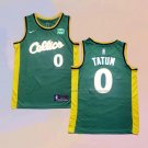 Men's Boston Celtics Jayson Tatum NO 0 2022-23 Green Jersey